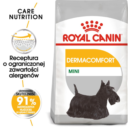 Royal Canin CCN Mini Dermacomfort 8kg Karma Sucha Dla Psów Dorosłych Ras Małych O Wrażliwej Skórze Skłonnej Do Podrażnień
