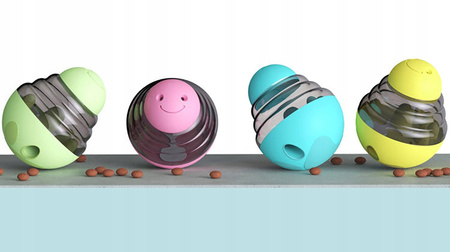 Zabawka Dla Psa Z Dozownikiem Karmy Interaktywna Zielona 10x12cm