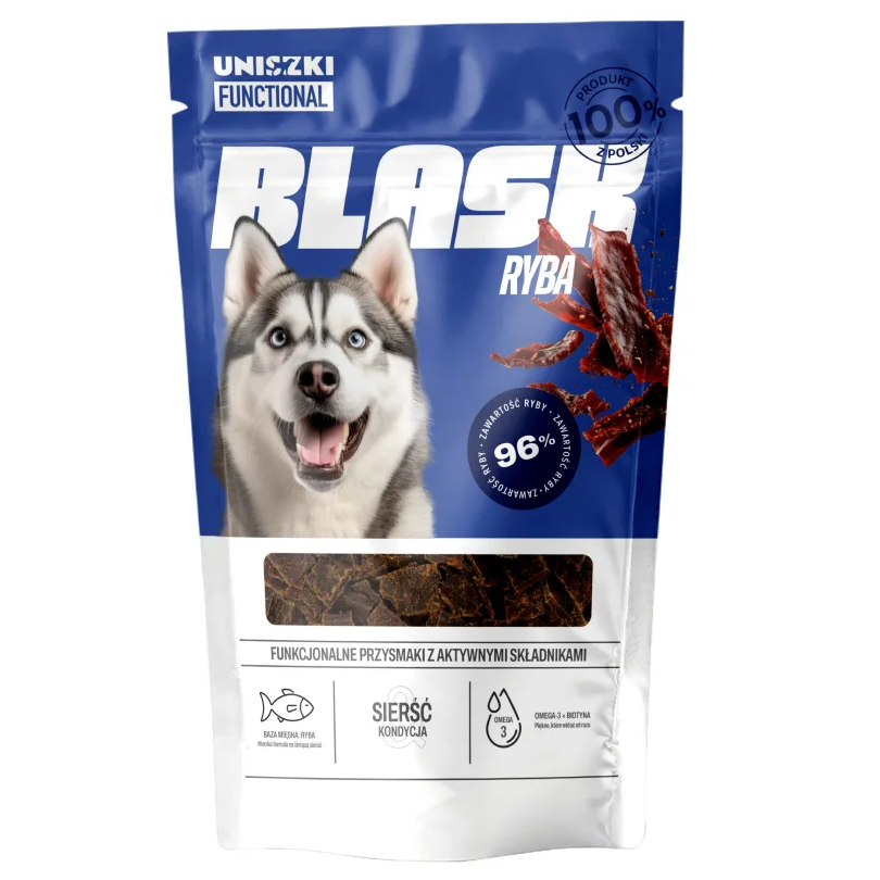Uniszki Functional Blask  Przysmaki Dla Psa Z Rybą Na Sierść I Skórę