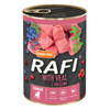 Rafi 12x400g Bezzbożowa Mokra Karma Dla Szczeniąt Cielęcina i Jagnięcina