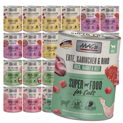 MAC's 24x800g Bezzbożowa Mokra Karma Dla Dorosłego Kota Mix 6 Smaków