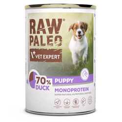 Raw Paleo Kaczka Mokra Karma Dla Psa Puppy Monoprotein 400g