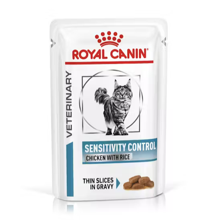 Royal Canin Veterinary Sensitivity Control Chicken 85g Mokra Karma Dla Kotów Z Nietolerancją Pokarmową W Sosie 