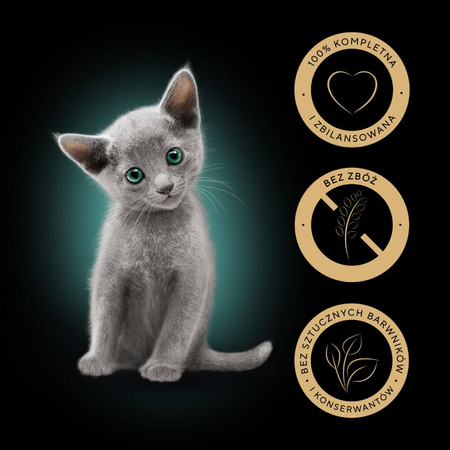 Sheba Kitten Wybór Smaków 40x85g Mokra Karma Pełnoporcjowa Dla Kociąt Z Łososiem I Kurczakiem W Sosie