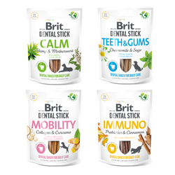Brit Dental Stick Gryzak Przysmak Dentystyczny Dla Psa 4x251g Mix Smaków