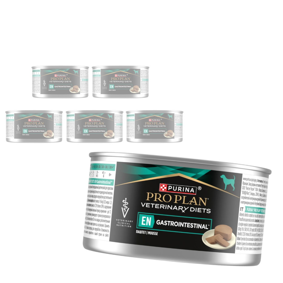 Purina Pro Plan Veterinary Diets EN Gastrointestinal Mokra Karma Mus Dla Dorosłych Psów Niewydolność Trzustki