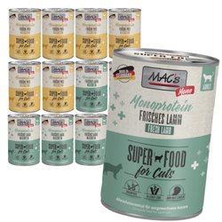 MAC's 12x400g Monoproteinowa Mokra Karma Dla Kota Jagnięcina Indyk
