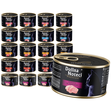 Dolina Noteci Premium Mokra Karma Dla Kota Mix Smaków 20x185g