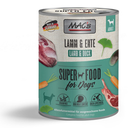 MAC's Dog Bezzbożowa Mokra Karma Z Jagnięciną I Kaczką 800g Dla Psa Na Stawy I Krążenie