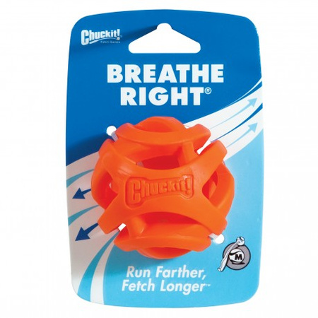 Chuckit Zabawka Dla Psa Breathe Right Medium Piłka Ułatwiająca Psu Oddychanie Podczas Aportowania Rozmiar M