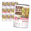 Raw Paleo Puppy Duoprotein Mix Smaków 12x400g Mokra Karma Dla Szczeniąt