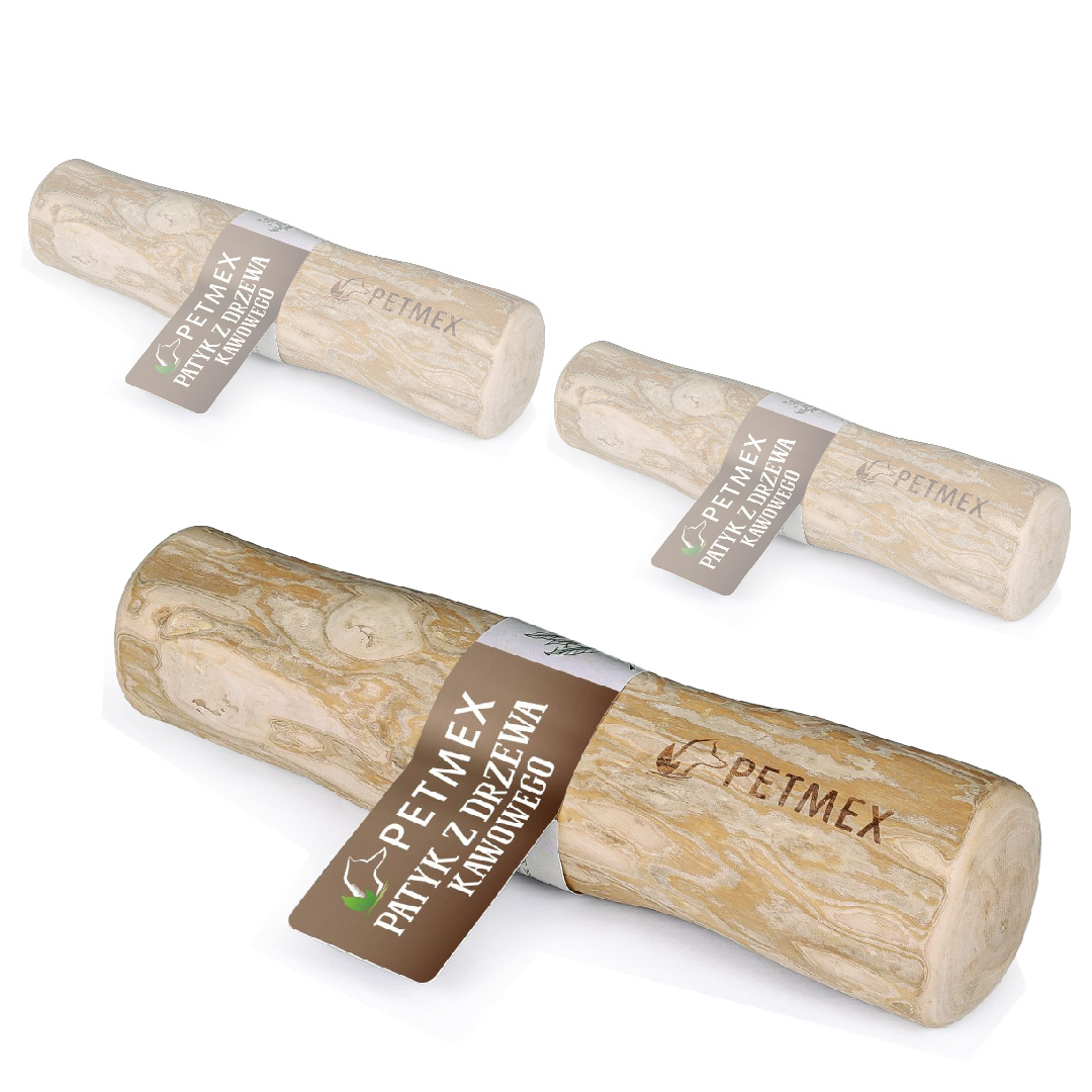 Petmex Gryzak Patyk z drzewa kawowego rozmiar L Naturalny Przysmak dla Psa