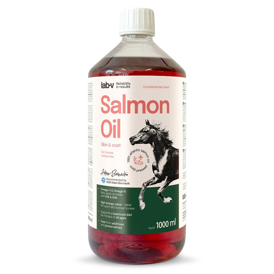 Lab-v Olej z łososia Salmon Oil dla konia