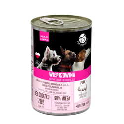 PetRepublic 400g Bezzbożowa Mokra Karma Dla Psa Kawałki W Sosie Z Wieprzowiną