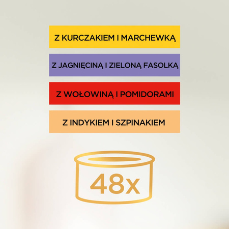 Purina Gourmet Gold Savoury Cake 48x85g Mokra Karma Dla Kotów Mix 4 Smaków