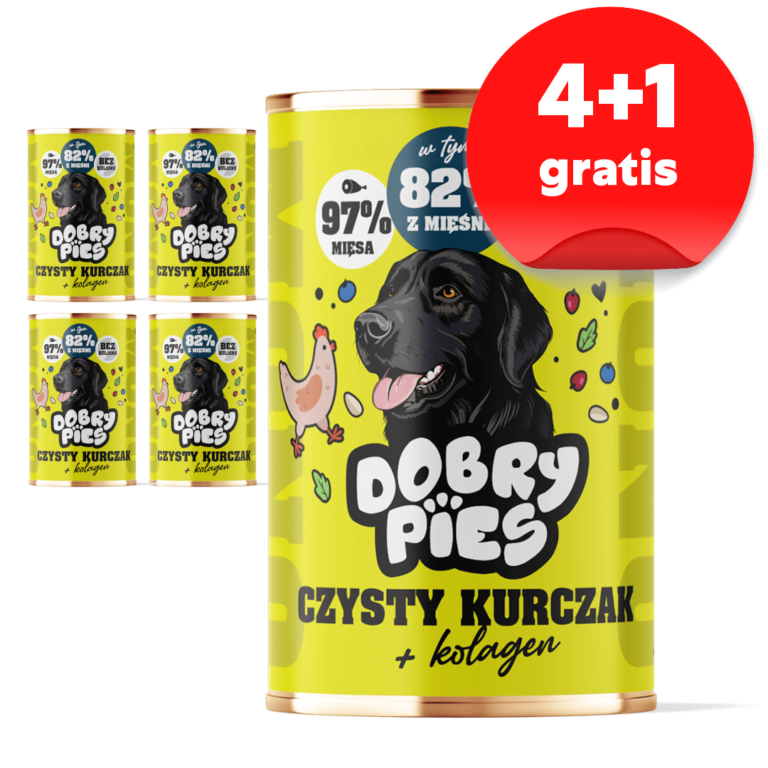 Dobry Pies Mono Kurczak Monoproteinowa Mokra Karma Dla Dorosłych Psów Z Kurczakiem I Kolagenem