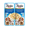 Inaba Twin Packs 12x80g Karma Dla Psa Z Kurczakiem Warzywami I Serem W Bulionie Z Kurczaka
