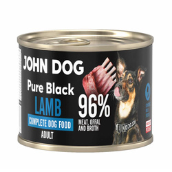 John Dog Pure Black Lamb Adult 200g Mokra Karma Dla Psa Z Jagnięciną
