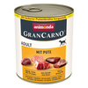 Animonda GranCarno Adult 6x800g Mokra Karma Dla Psa Mix Smaków Wołowina Jagnięcina Kaczka Indyk Wieprzowina Kurczak