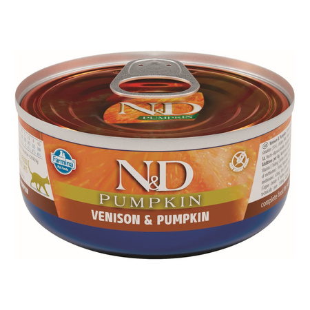 Farmina N&D Cat Venison & Pumpkin 70g Mokra Karma Dla Kota Jeleń z Dynią