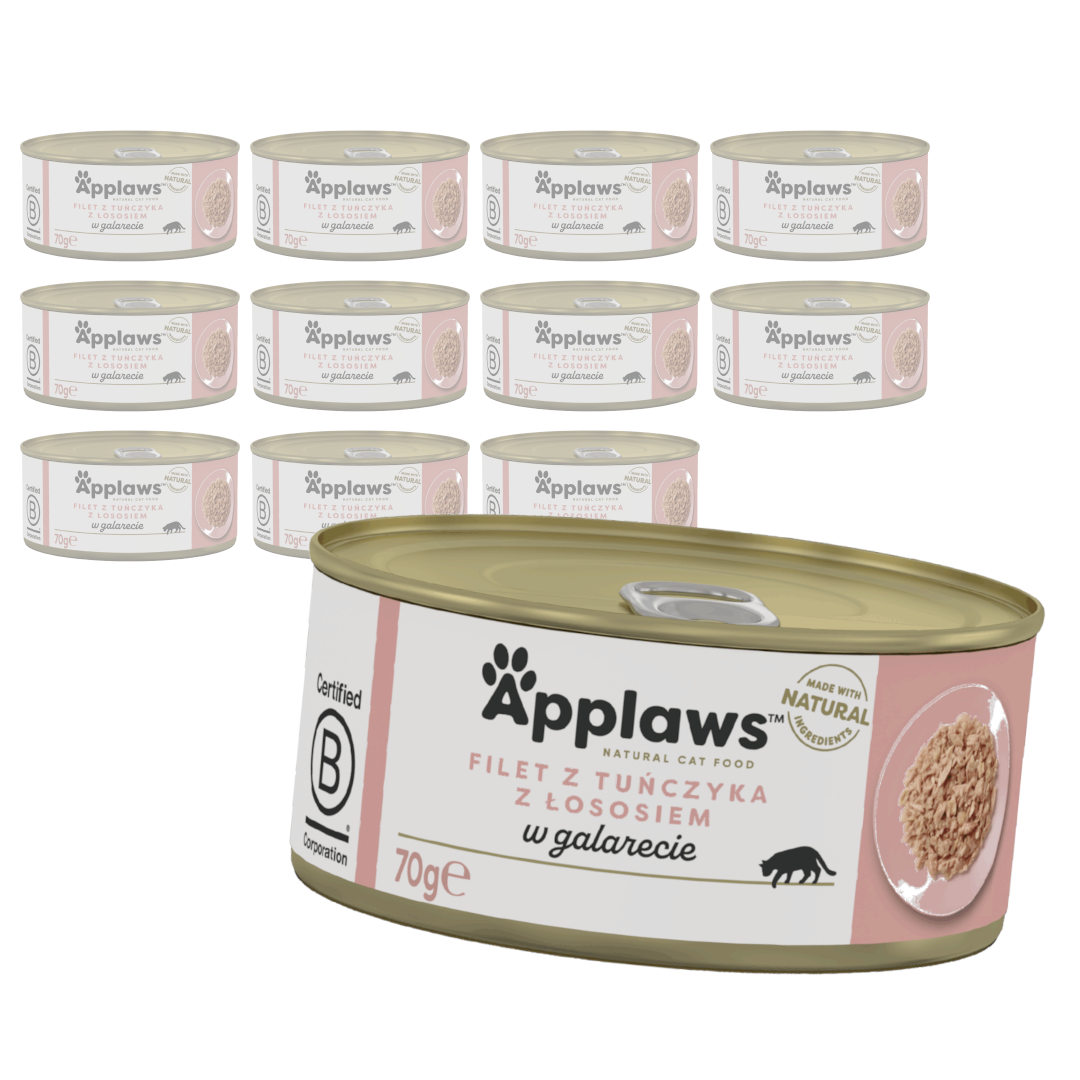 Applaws Cat Mokra Karma Dla Kota tuńczyk z łososiem w galarecie
