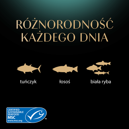 Sheba Fresh Cuisine Taste of Tokyo Saszetki 72x50g Mokra Karma Dla Dorosłych Kotów Tuńczyk Łosoś Biała Ryba Ryż