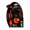 FLEXI Smycz automatyczna XTREME S taśma 5 m do 20kg kol. pomarańczowy