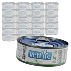 Farmina Vet Life Renal Feline 24x85g Mokra Karma Dla Kota z Ostrą Niewydolnością Nerek