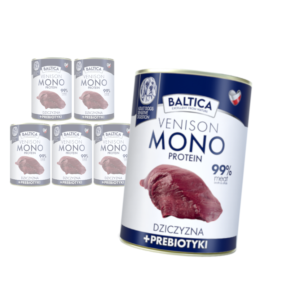 Baltica Monoprotein Dziczyzna Prebiotyki Mokra Karma Dla Psa