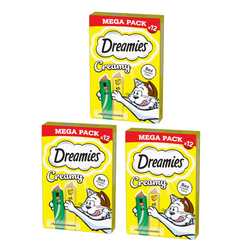 Dreamies Creamy 36x10g Kremowy Przysmak Dla Kota Z Serem I Z Kocimiętką