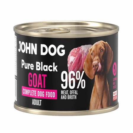 John Dog Pure Black Adult 6x200g Mokra Karma Dla Psa Mix Smaków