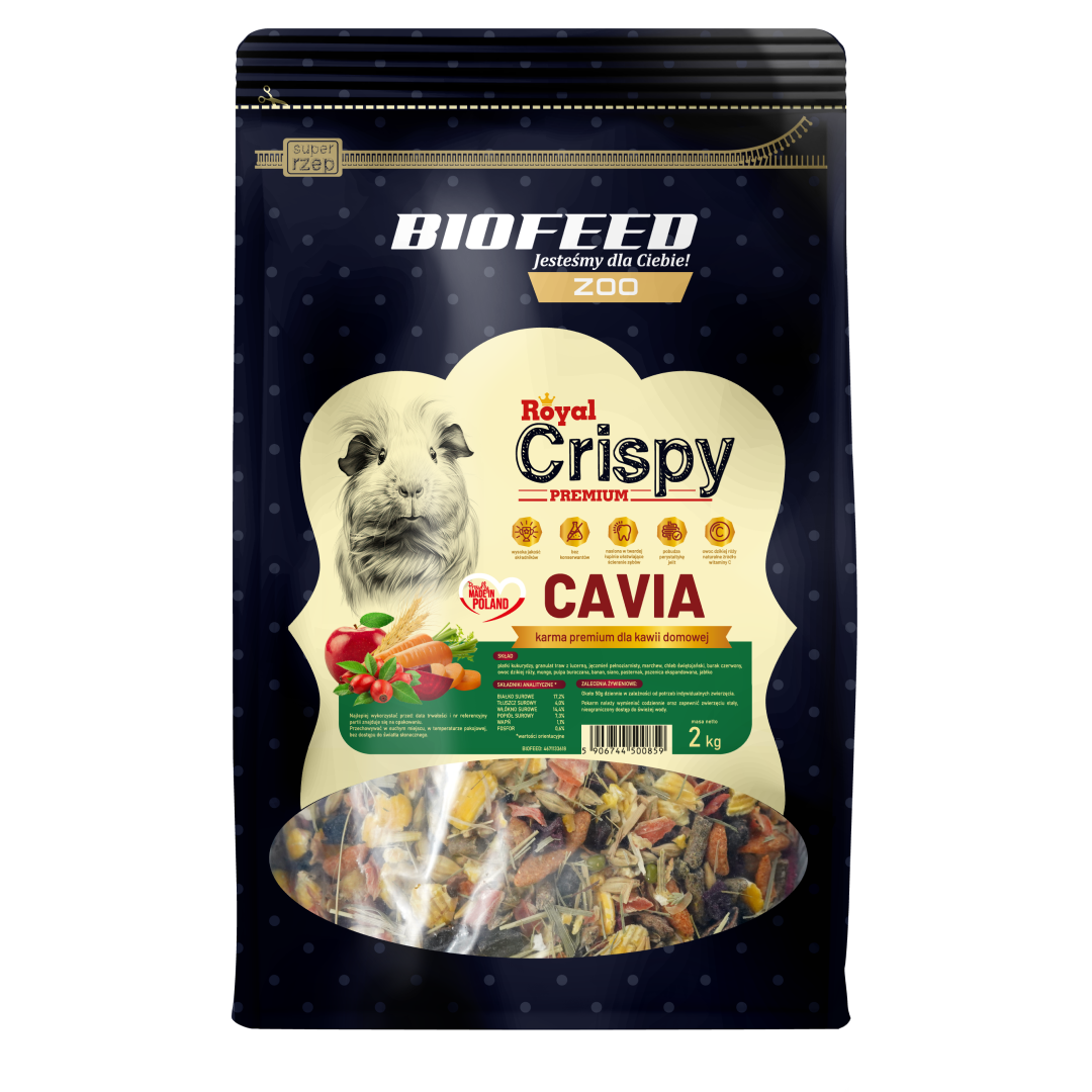 Biofeed Royal Crispy Premium Cavia Karma Dla Dorosłych Świnek Morskich