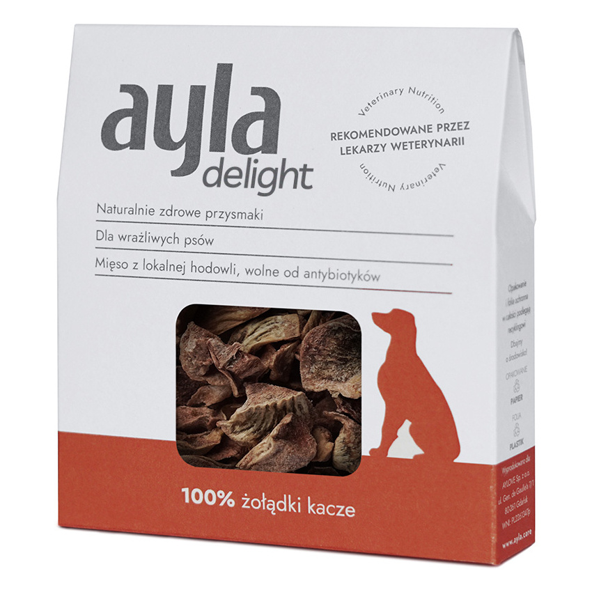 Przysmaki dla psa Ayla Żołądki Kacze