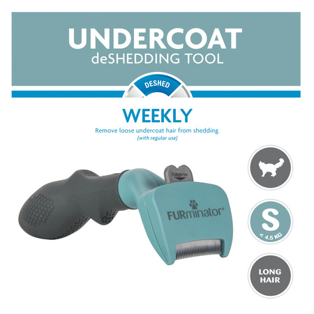 FURMINATOR dla kotów długowłosych - Small