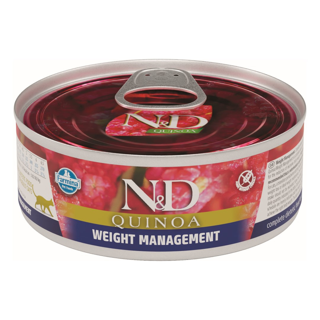 Farmina N&D Quinoa Weight Management Mokra Karma z Jagnięciną Dla Kota