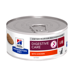Hill's Prescription Diet i/d Digestive Care 156g Mokra Karma Z Kurczakiem Dla Kota Wsparcie Układu Pokarmowego
