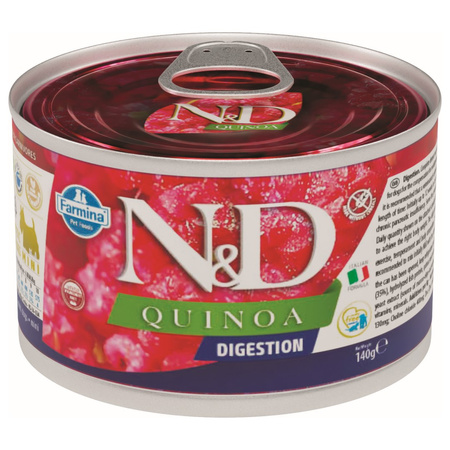 Farmina N&D Dog Quinoa Digestion 140g Dietetyczna Mokra Karma Dla Psa Z Jagnięciną Na Trawienie