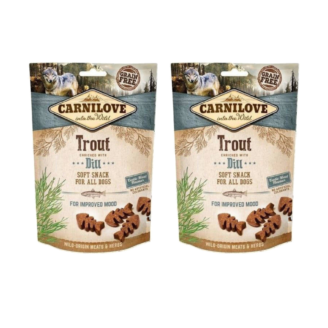 Carnilove Semi Moist Snack Trout Enriched with Dill 4x200g Przysmak Dla Psa Pstrąg Z Koperkiem