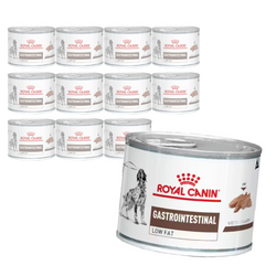 Royal Canin Veterinary VHN Dog Gastrointestinal Low Fat 12x200g Mokra Karma Pasztet Dla Psów z Zaburzeniami Trawienia