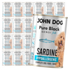 John Dog Pure Black Adult Sensi Fish 24x400g Hipoalergiczna Mokra Karma Z Sardynką Dla Psów Z Wrażliwym Układem Pokarmowym