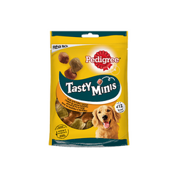 Pedigree Tasty Minis Chewy Cubes Z Kurczakiem 130g Przysmak dla psa