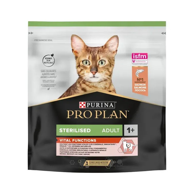 GRATIS Purina Pro Plan Sterilised Vital Function 400g Sucha Karma Dla Kota Z Łososiem