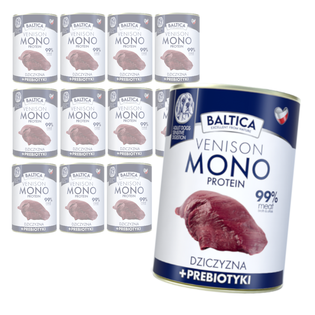 Baltica Monoprotein Dziczyzna Prebiotyki Mokra Karma Dla Psa