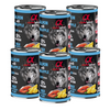 Alpha Spirit ŁOSOŚ Z ANANASEM 6x400G Pełnoporcjowa bezzbożowa mokra karma dla dorosłych psów