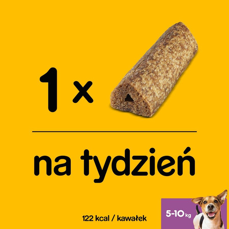 PEDIGREE Good Chew 58g dla małych psów 5-10kg Przysmak gryzak z wołowiną