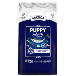 Baltica Puppy XS/S 9kg Hipoalergiczna Sucha Karma z Łososiem Dla Szczeniąt Miniaturowych i Małych Ras