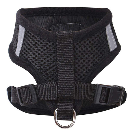 Lekkie Oddychające Szelki + Smycz Dla Psa Psów XL klatka 42-57 cm CZARNE