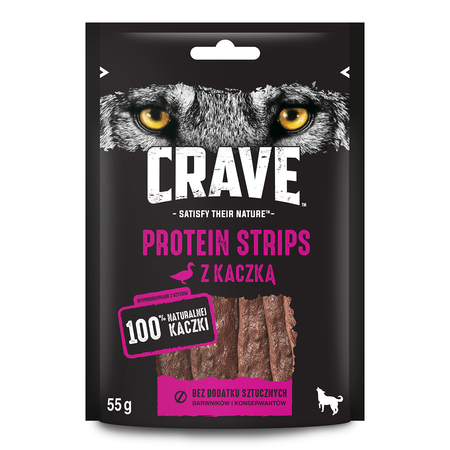 CRAVE z kaczką 55g - bezzbożowy przysmak dla psa 