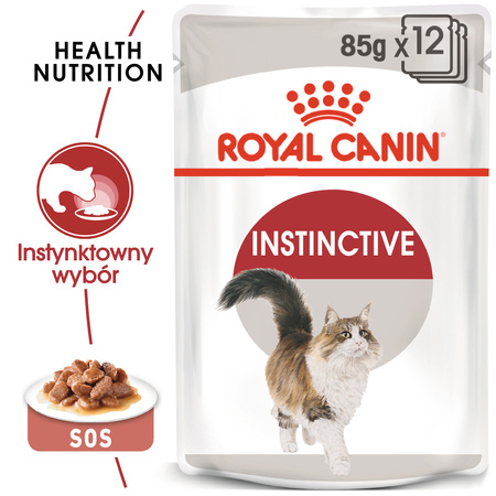 Royal Canin Instinctive FHN Karma Mokra W Sosie Dla Kotów Dorosłych, Wybrednych 85g