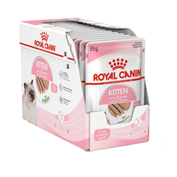 Royal Canin Kitten 12x85g Pełnoporcjowa Mokra Karma Dla Kociąt Do 12 Miesiąca Życia Pasztet